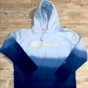 PENDING BNWOT Champion Reverse Weave Blue Hoodie